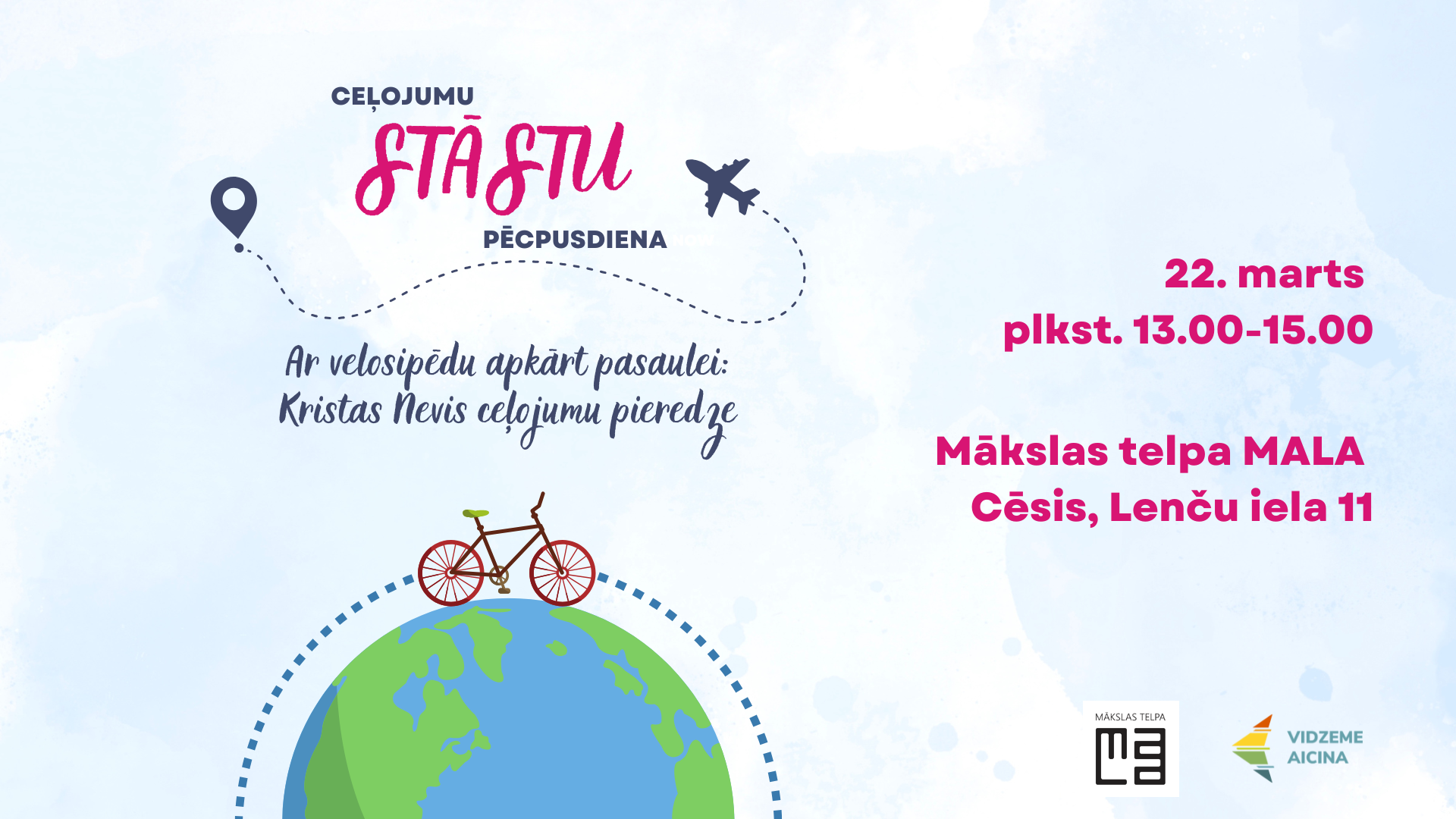 celojumu stastu pecpusdiena cesis ar velosipedu apkart pasaulei