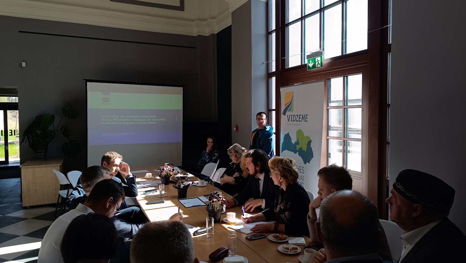 vpr attistibas padomes sede ar nozares ministri parruna izglitibas parvaldibas finansesanas un demografijas jautajumus