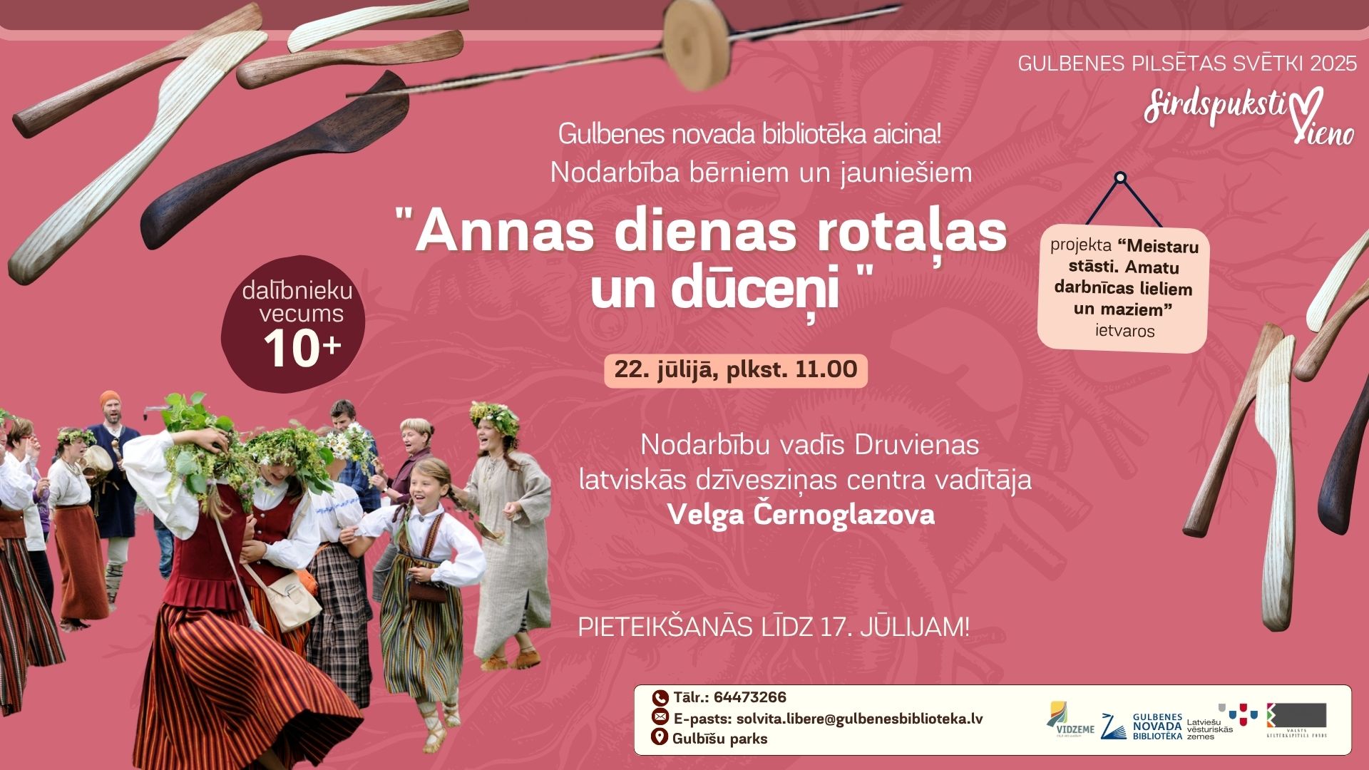 aicina uz radosu nodarbibu berniem annas dienas rotalas un duceni