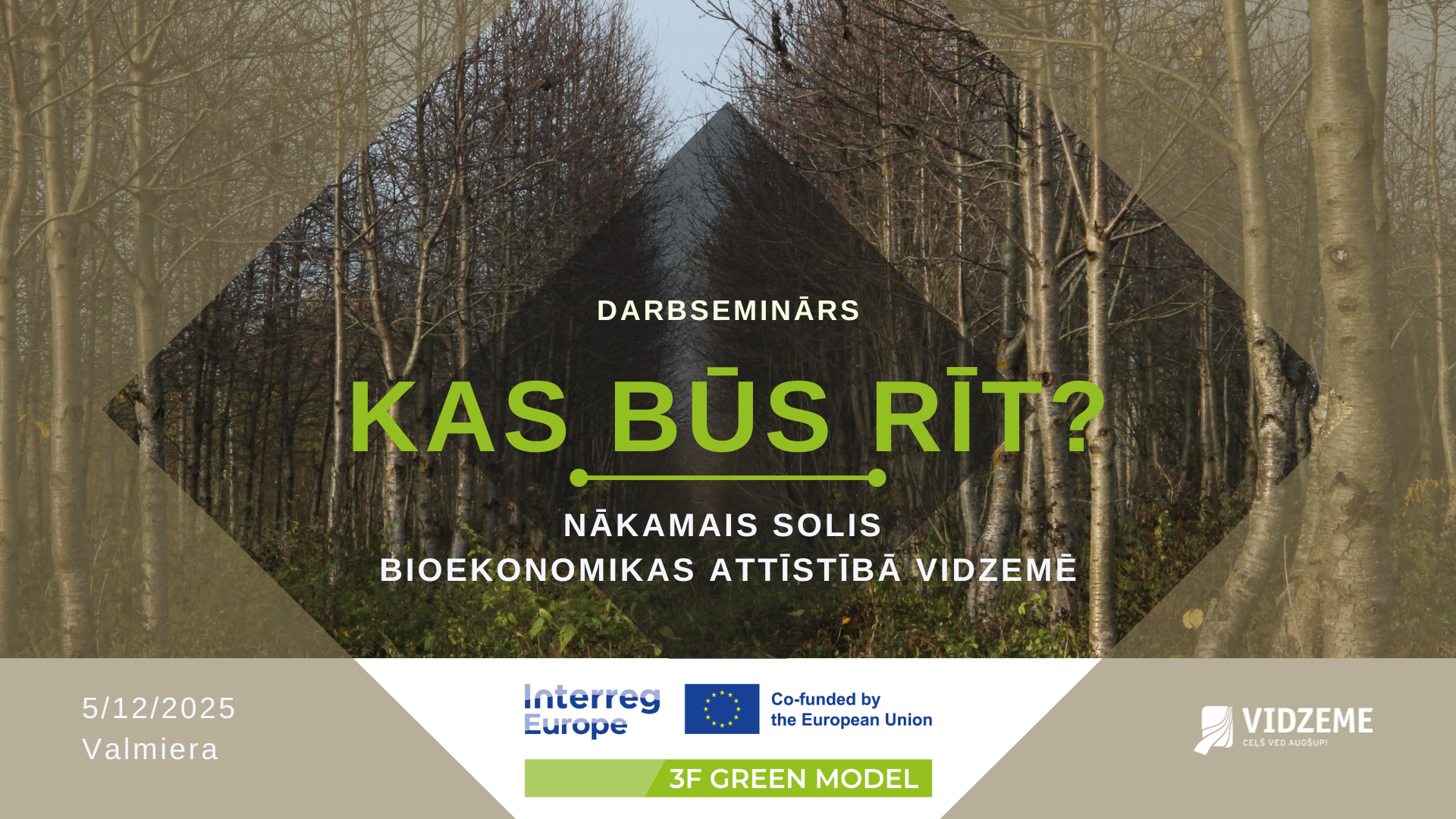 vidzemes planosanas regions ar nozares partneriem iezime nakamos solus bioekonomikas attistibai