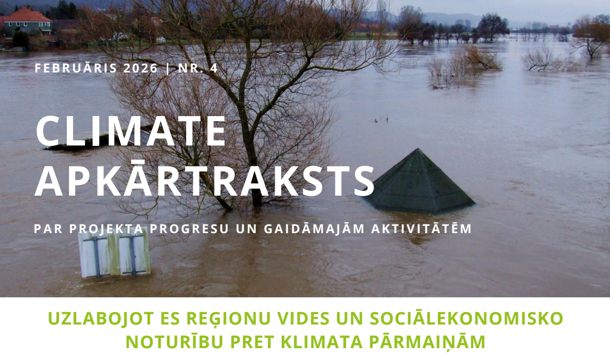izdots climate projekta jaunakais apkartraksts un publicets informativs video